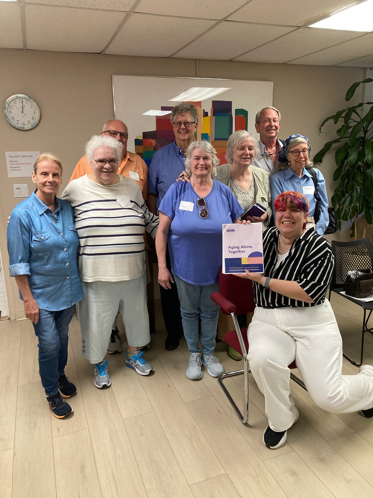 DOROT's LGBTQ+ Programming offers various inclusive spaces, both online and in-person, where members of the LGBTQ+ community can participate in a myriad of meaningful programs.
