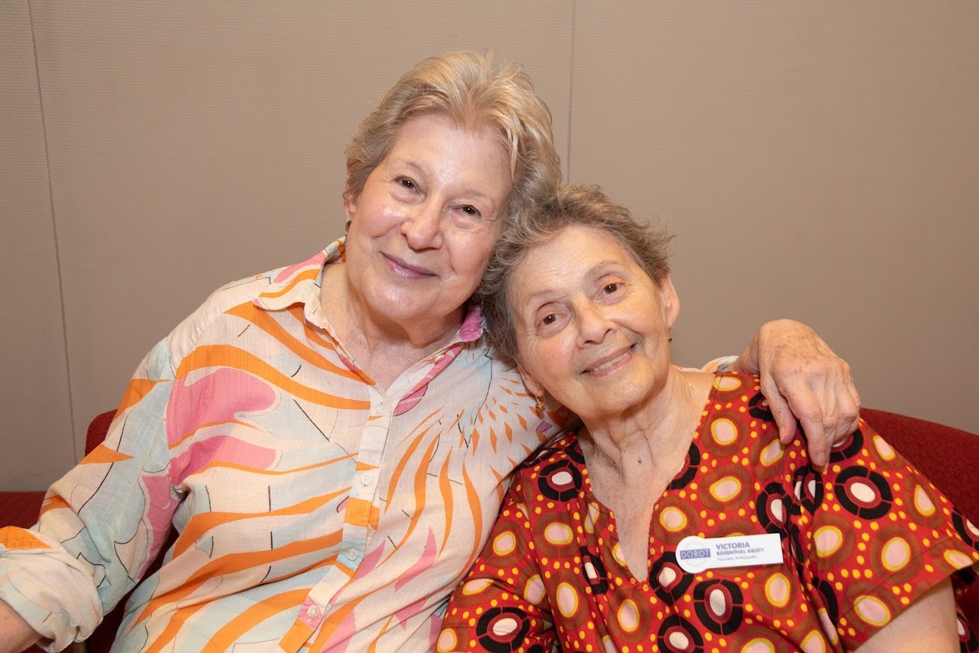 Older adults feel welcome and safe when they choose to join discussion and support groups at DOROT.