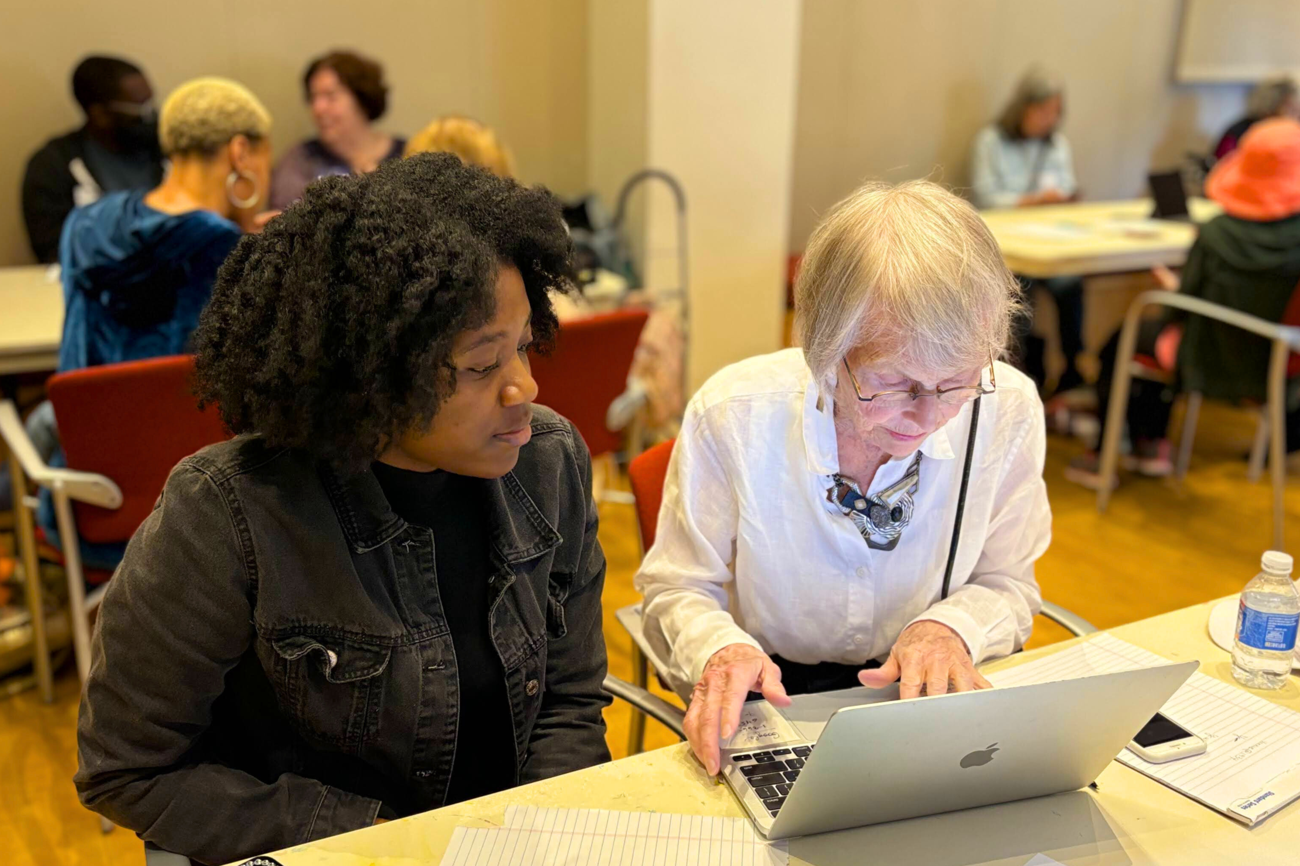 DOROT Tech Coaches help older adults feel more comfortable and confident with technology.