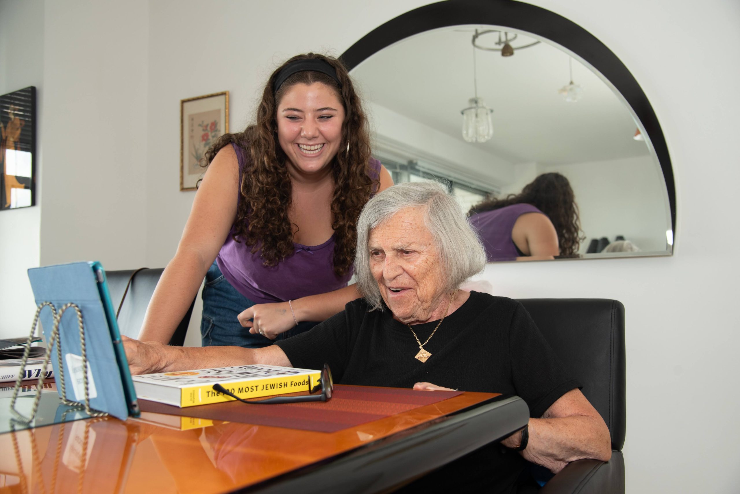 DOROT Tech Coaches help older adults feel more comfortable and confident with technology.