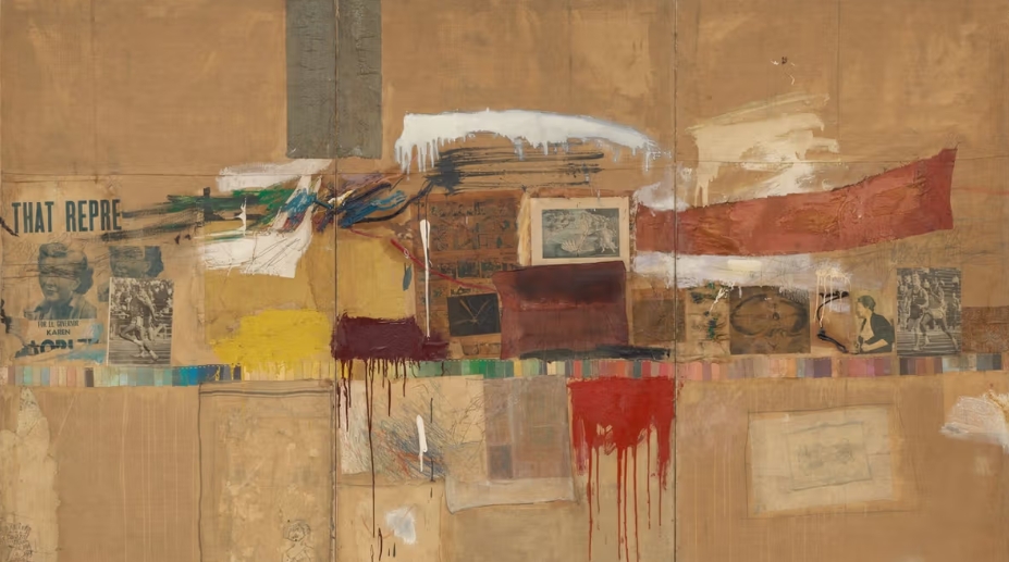image of a Robert Rauschenberg painting