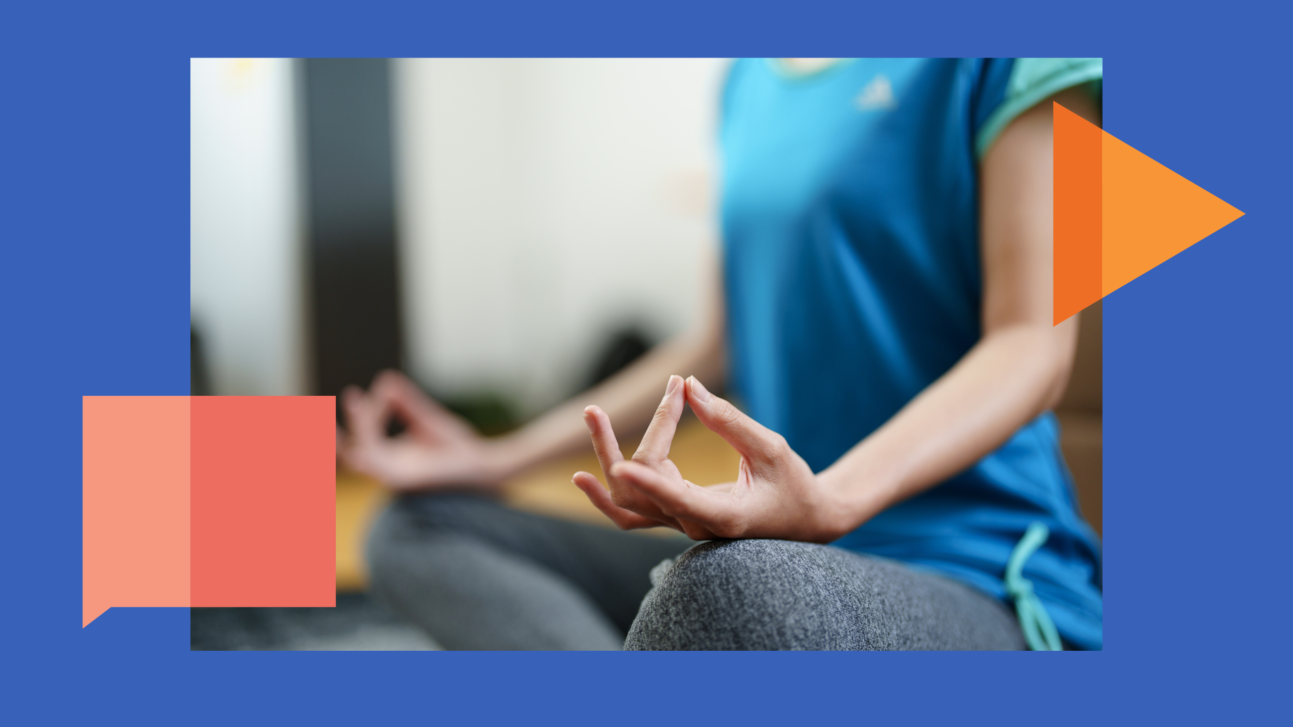 Woman meditating