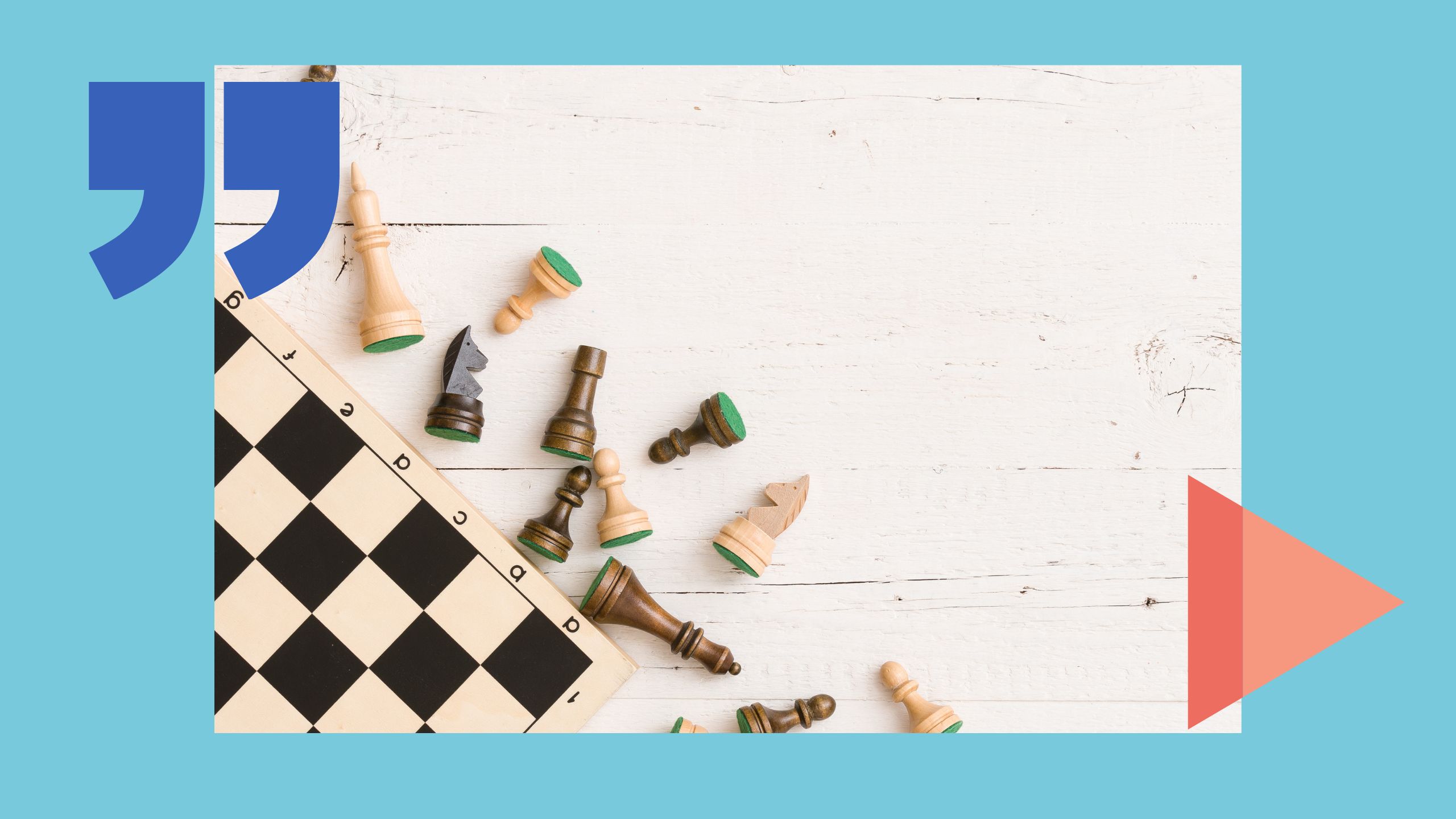 chess board and chess pieces